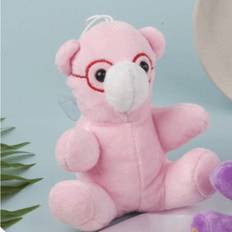 Veishet (Pink) Bear Plush Stuffed Animal Doll Pp Cotton Filled Plushie Kids Gift 15cm Decor