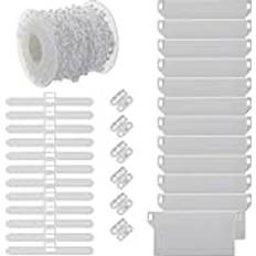 31Pcs Vertical Blind Bottom Weights Repair Kit 89mm