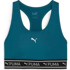 Azul - Mujer Sujetadores Puma Sport-BH 4Keeps Mid Impac Bra - Grün