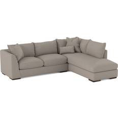 Corner Sofas - Wood Wayfair Custom Upholstery Humberto Indy Dove Sofa 111" 2 3 Seater