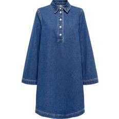 Only Freya Short Dress - Blue/Medium Blue Denim