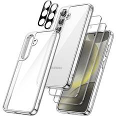 JeTech 5 in 1 Case for Galaxy S24 (2-Pack)