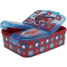 Stor Multi Compartment Sandwich Box Spiderman Arachnid Grid