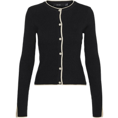 Nylon Cárdigans Vero Moda Joan Knit Cardigan - Black