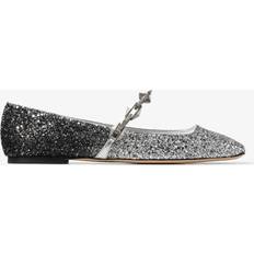 Jimmy Choo Multicolored Ballerinas Jimmy Choo Diamond Tilda Flat - Silver/Black