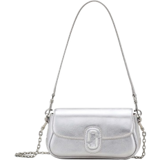 Marc Jacobs The Metallic Leather Clover Shoulder Bag - Silver