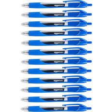 Amazon Basics Fine Tip Retractable Gel Ink Pens Blue 12-pack