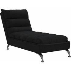 VidaXL Schwarz Loungestühle vidaXL 379470 Black Loungestuhl 74cm