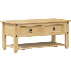 Pino Muebles vidaXL Corona Natural Coffee Table 48x100cm