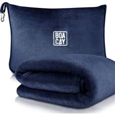 Boacay Soft and Warm Travel Blankets Blue (160x100cm)