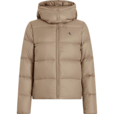 Calvin Klein Short Down Puffer Jacket - Brindle