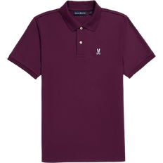 Psycho Bunny Mens Classic Pique Polo Shirt - Potent Purple