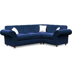 4 Seater - Corner Sofas The Great British Windsor Midnight/Dark Brown Sofa 256cm 4 Seater