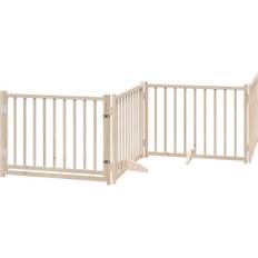 vidaXL Dog Gate with Door 4 Panels