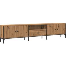 Tv bänk 200 cm vidaXL 857697 Oak TV-bänk 200x44cm