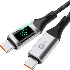 Usb c till usb c 2m 100w IZHOI 100W 480mbps 2.0 USB C - USB C M-M 2m