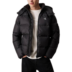 Men - XS Outerwear Calvin Klein Hooded Down Puffer Jacket Men - Black