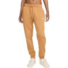 Nike Women's Sportswear Phoenix Fleece Mid Rise Sweatpants - Flax/Sail