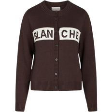 Bomuld - L Trøjer Blanche Latifah Cardigan - Major Brown