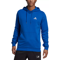 Blue adidas hoodie mens Adidas Essentials Fleece Hoodie - Royal Blue/White