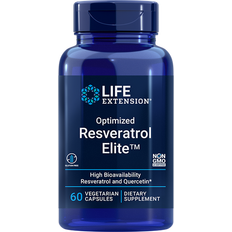 Resveratrol hälsokost och kosttillskott Life Extension Optimized Resveratrol Elite 60 st