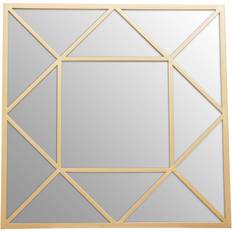 Premier Housewares Descartes Gold Wall Mirror 85x85cm