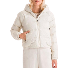 White - Women Jackets The North Face Women’s Hydrenalite Down Hoodie - White Dune