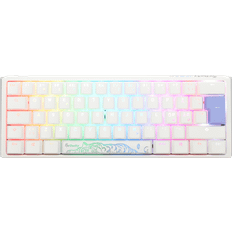 Ducky DKON2161ST ONE 3 Mini Pure White RGB Cherry MX Blue Hotswap Keyboard (Nordic)