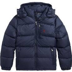 Blu Giubbotti Polo Ralph Lauren Boy's Ripstop Down Hooded Jacket - Newport Navy