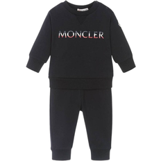 Spandex Tute Moncler Logo Sweatsuit Set - Navy Blue