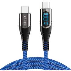 Usb 100w 1m Ocetea 100W USB C - USB C M-M 1m