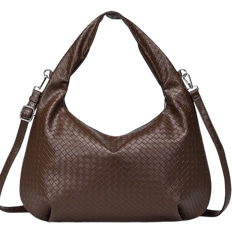 Noella Peony Hobo Bag - Dark Brown