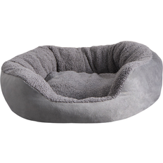 OHS Square Fluffy Dog Bed Medium