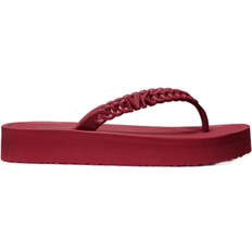 Platå Flip-Flops Michael Kors Zaza - Deep Red