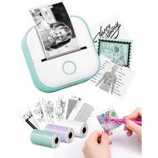 T02 Mini Printer + 3 Paper Rolls