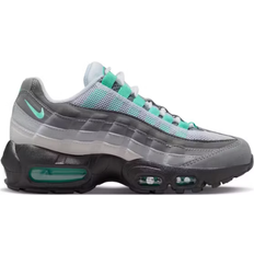 NIKE Mesh Sport Shoes NIKE Air Max 95 GS - White/Hyper Turquoise/Iron Grey/Cool Grey