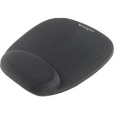 Foam Mouse Pad with Wrist Rest Black