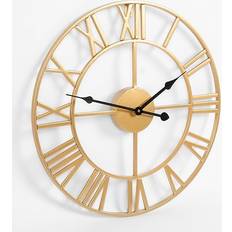 Gold Interior Details OHS Skeleton Gold Wall Clock 40cm