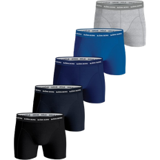 Björn Borg Kalsonger Björn Borg Essential Shorts Boxer 5-pack - Black/Melange/Blue/Navy