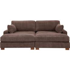 Etta Avenue Mordecai Brown Sofa 90" 2 Seater