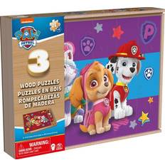 Jigsaw Puzzles Spin Master Paw Patrol Wood Puzzles 3x24 Pieces