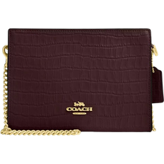 Bags Coach Slim Crossbody - Novelty Leather/Gold/Merlot