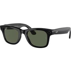 Noir Lunettes de soleil Ray-Ban Meta Wayfarer RW4006 - Noir