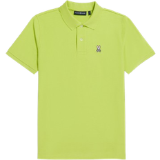 Psycho Bunny Mens Classic Pique Polo Shirt - Lime Granita