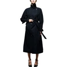 H&M Twill Trench Coat - Black