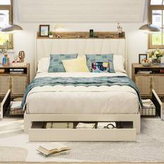 Beds & Mattresses Ivy Bronx Upholstered Full/Double