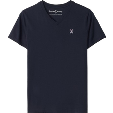 Psycho Bunny T-shirts Psycho Bunny Mens Classic V Neck T-shirt - Navy