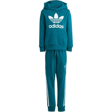 Bleu Vêtements pour enfants Adidas Kid's Adicolor Hoodie Set - Legacy Teal