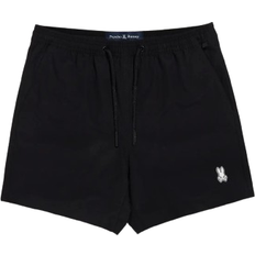 XXS Swimming Trunks Psycho Bunny Mens Malta Hydrochromic Swim Trunk - Black