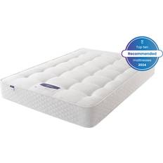 Double Beds - White Spring Mattress Silentnight Ortho Dream Star Miracoil Coil Spring Matress 150x200cm